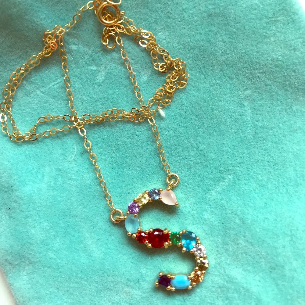 Initial Necklace ‘S’